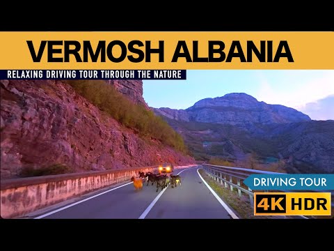 TAMARE LEQET E HOTIT - THE MOUNTAIN OF ALBANIA - RELAXING DRIVE WITH CALMING MUSIC