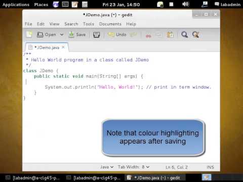 Java Compile On Debian Linux