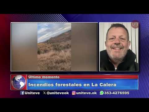 Incendio forestal en La Calera