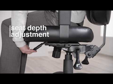 Zuni High Back 24 Hour Ergonomic Bonded Leather Office Chair