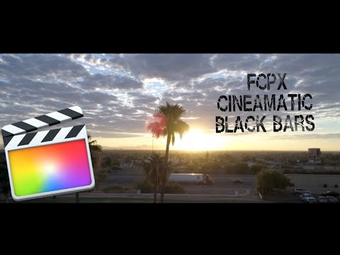How To Add Cinematic Bars In Final Cut Pro X