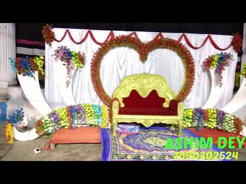 Wedding Sit | Ashim Flower Decoration7890302524 | Nazrul Auditorium