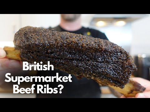 This UK Supermarket Now Sell HUGE Texas Style Beef Ribs!