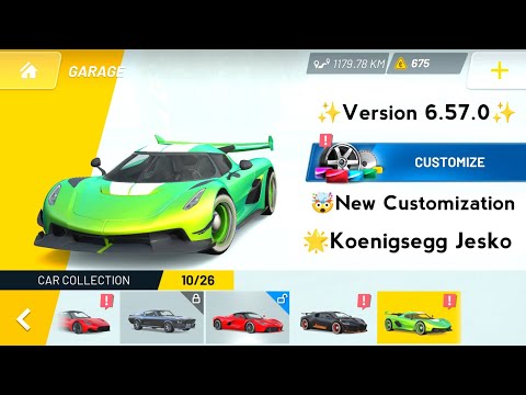 💥New Customization Koenigsegg Jesko - Extreme Car Driving Simulator 2022 Version 6.57.0