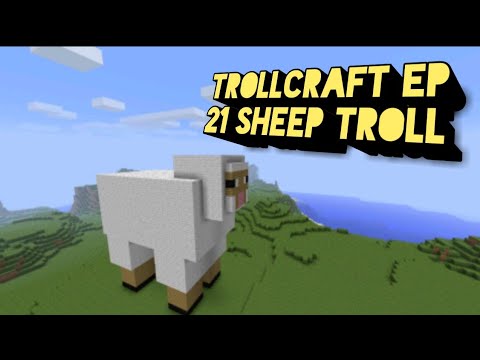TrollCraft Ep 21 PRANKING GUPPY GIANT SHEEP