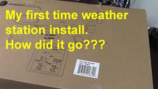 Installing an Ambient WS-1965 Weather Station