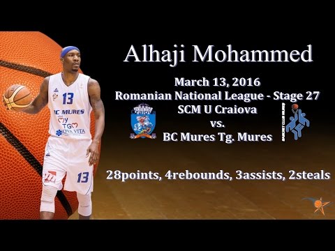 Alhaji Mohammed vs. SCM U Craiova - Mar 13, 2016