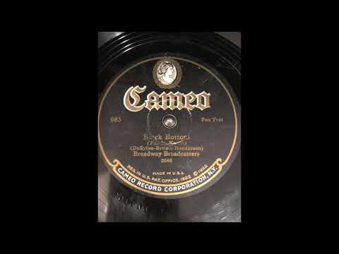 Black Bottom - Broadway Broadcasters 1926