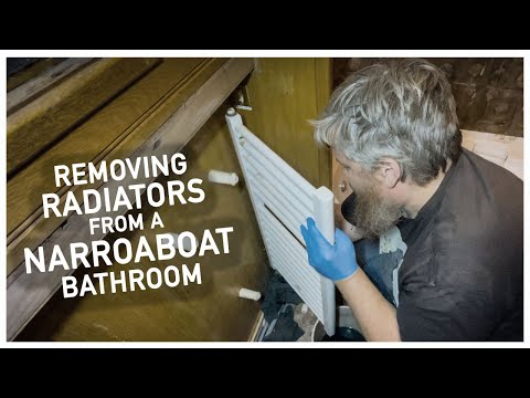Episode 006 || Removing an old Rusty Radiator from the Bathroom on our Narrowboat