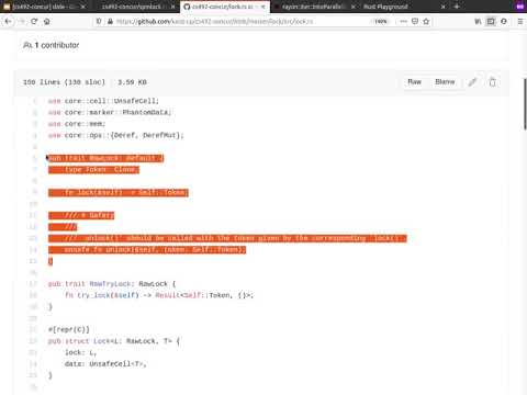 [KAIST CS492C, 2020 Fall] Lock-Based Concurrency, API of Spinlock/Rayon