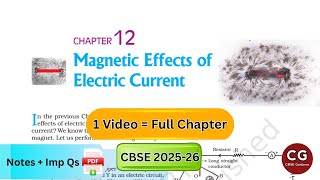 Magnetic Effects of Electric Current Class 10 One Shot | Complete NCERT Chapter