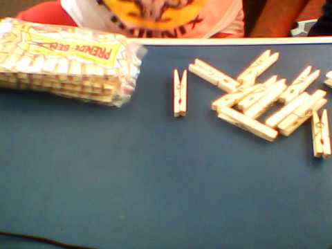 cadeirinha de prendedor