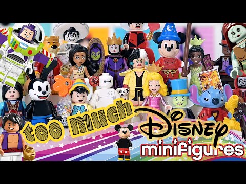 Too Much LEGO Disney Minifigures! All the complete sets compilation