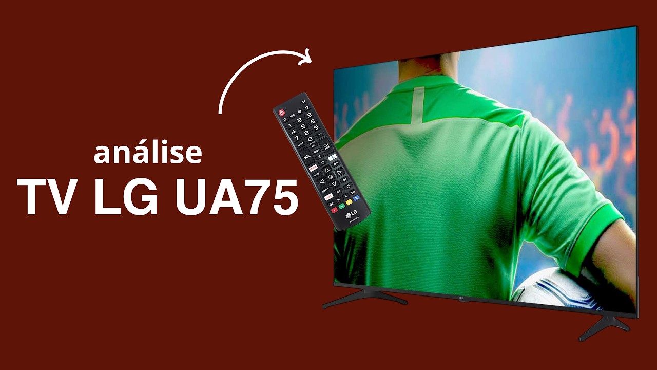 Miniatura da avaliação em vídeo de Smart TV LG UHD 65 Polegadas UA75 com Processador α7 AI Ger8