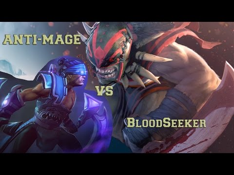 Counter pick Anti-Mage with Jungle BloodSeeker - Dota 2 patch 7.01