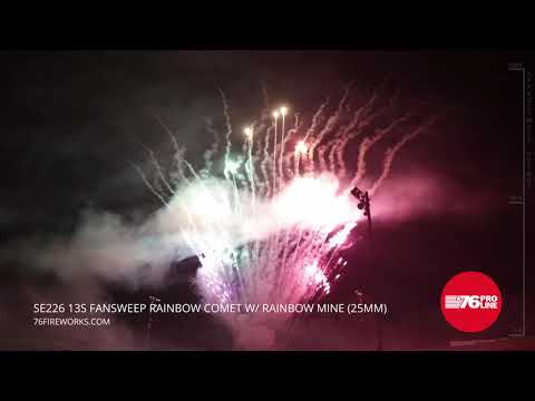 SE226 13s Fansweep Rainbow Comet Rainbow Mine