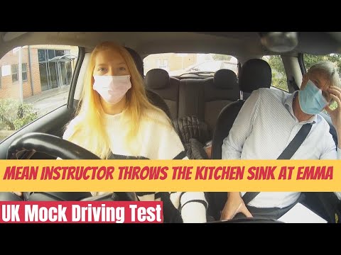 Emmas dritte und letzte Probeprüfung. 24 Stunden vor ihrer echten Fahrprüfung.