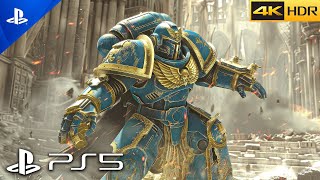(PS5) Warhammer 40K 20 Minutes of Gameplay Demo | ULTRA Realistic Graphics[4K60FPSHDR]Space Marine 2