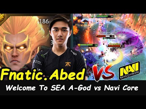 Fnatic Abed - [Invoker] A-GOD Meet Navi Core Vs Crystallize - [Troll Warlord] Dota 2 7.21 d Gameplay
