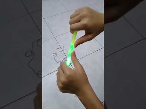glow stick unbox (comment the word you saw) #foryou #glowsticks #glow