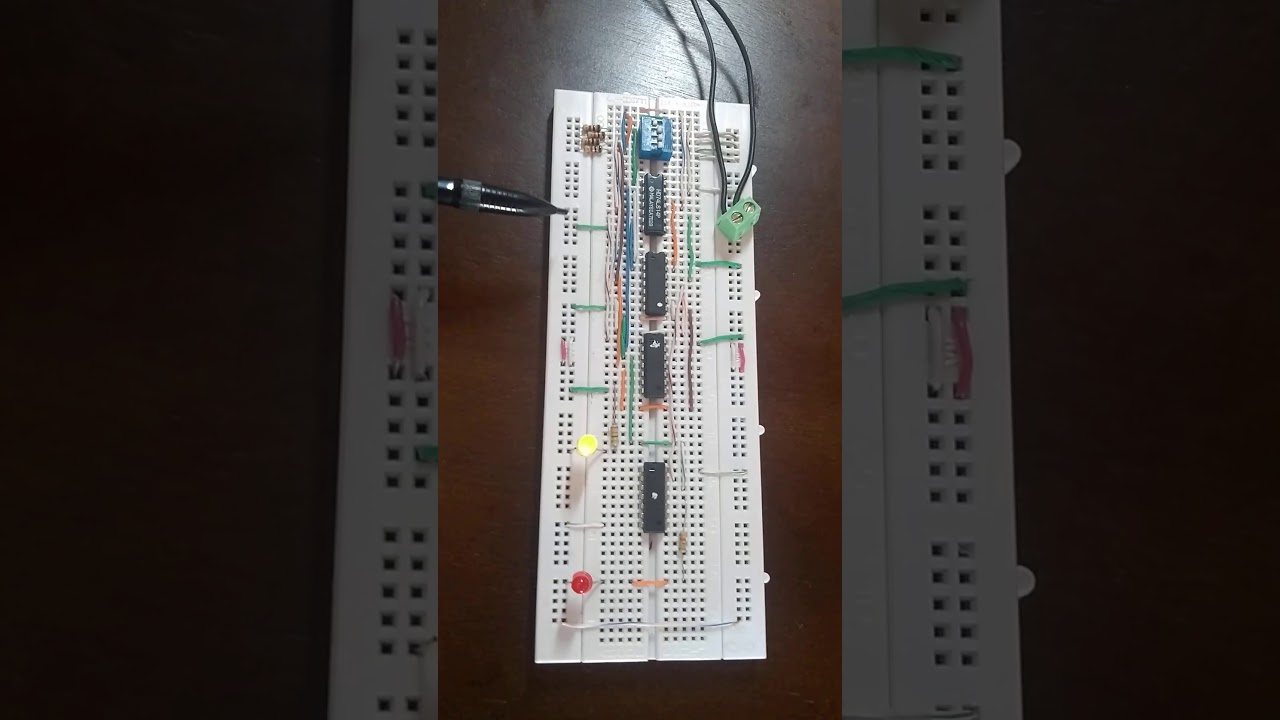 Montaje ejercicio semáforos electrónica digital