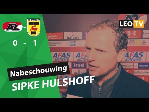 Nabeschouwing Sipke Hulshoff Jong AZ - Cambuur