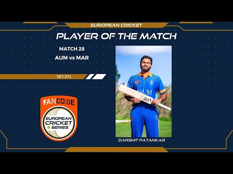 POTM: D.Patankar - AUM vs MAR | Highlights | FanCode ECS Malta Encore Day 7 | Malta 2021