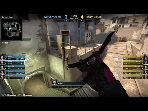 CS GO POV Demo Na'Vi S1mple  vs Liquid de mirage