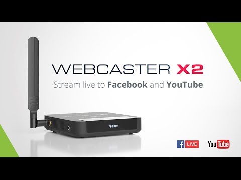 Webcaster X2 - Live Stream to Facebook and YouTube