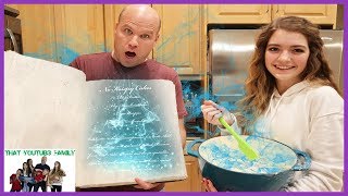 First Spell Found (Gone Wrong) - Magic Spell Book Episode 2 / That YouTub3 Family I Family Channel