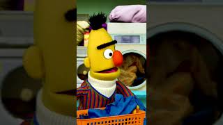 Bert does the laundry #sesamestreet