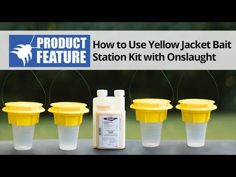  Yellow Jacket Bait Station Kit with Onslaught Video 