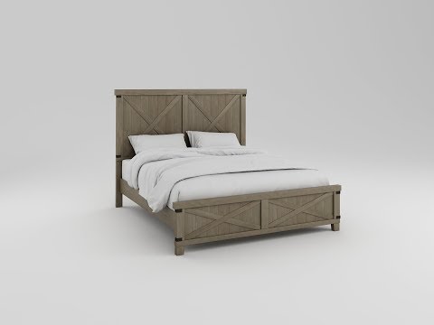FURNITURE OF AMERICA BIANCA (CM773GY) BED image 1