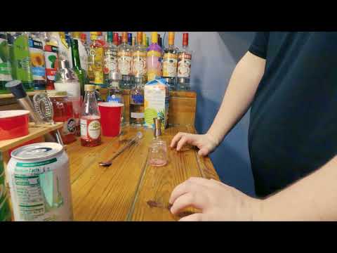 Pineapple Upside Down Cake Shot