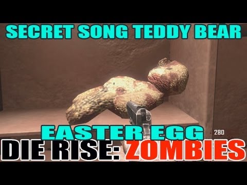Die Rise: Teddy Bear Locations Song Easter Egg | Black Ops 2 Revolution DLC