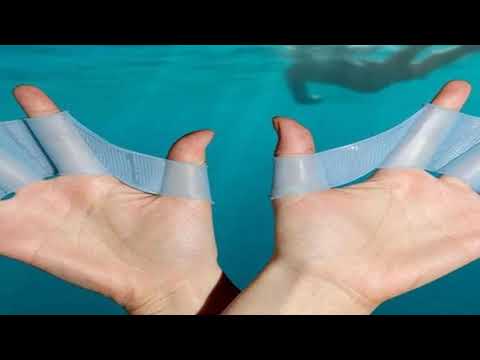 Silicone Swimming Fins Flipper Men Women Child Swim Pool Sport Professional Training Finger Hand Web