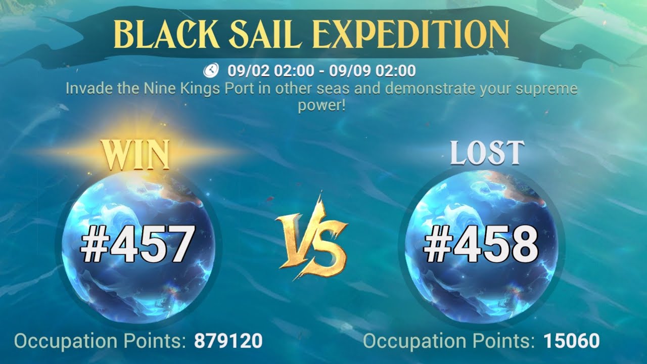 OUR FIRST BLACK SAIL EXPEDITION 458 vs 457
