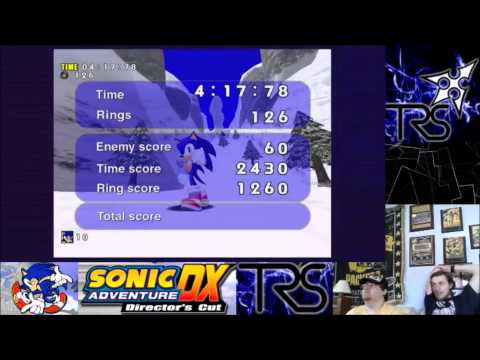 TRS Gamecast - Sonic Adventure DX - Pt 32 - Sonic - Icecap, Knuckles Battle, & Chaos 4