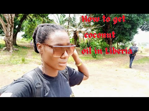A village life in Liberia prt2 |  How to get coconut oil | Life in this part of Africa