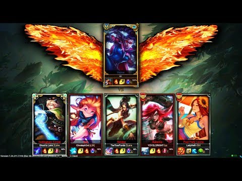 One Challenger Scripter vs. 5 Silver Players (1v5) 3 PENTAKILLS?!? - League of Legends