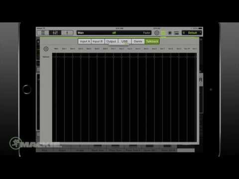 Mackie DL32R - Input and output patching