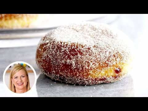Professional Baker Teaches You How To Make JELLY DONUTS!