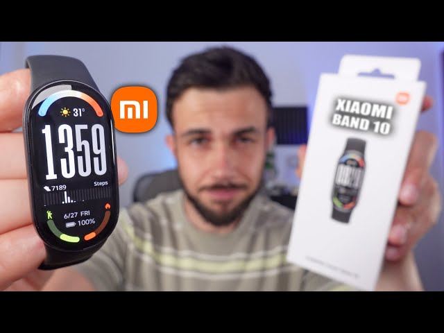 Vídeo relacionado con Xiaomi Smartband 10, Pulsera de Actividad, Reloj Inteligente, Pantalla AMOLED de 44mm Carga rápida, 150+ Modos Deportivos, Monitorización de Salud y sueño, HyperOS 2.0, Impermeable 5ATM, Brújula, Rosa