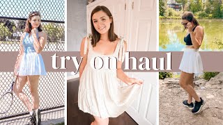 Huge Try On Clothing Haul Hits and Misses from American Eagle/Aerie & Garage. Cute Matching Sets!!!