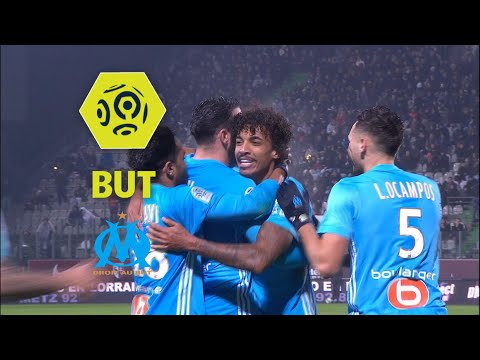 But Luiz GUSTAVO (36') / FC Metz - Olympique de Marseille (0-3)  / 2017-18