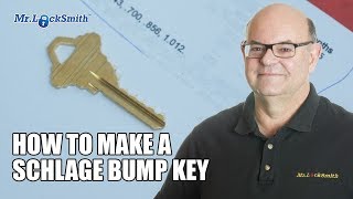 How to make a Schlage Bump Key - Mr  Locksmith™ Video