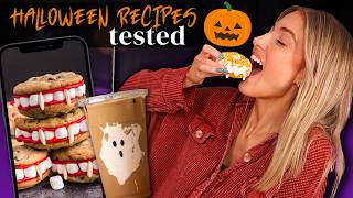 I Tried VIRAL HALLOWEEN RECIPES! What's ACTUALLY worth making??