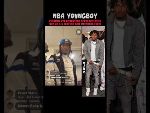 Thumbnail for NBA Youngboy Gets Heated Backstage After Someone Wrinkled His Clothes. by Nba young