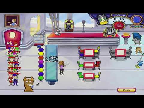 Diner Dash 3: Flo on the Go Walkthrough - Level #38 - Blimp - Bar Seating