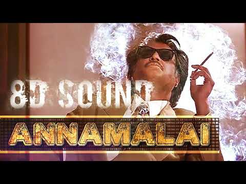 Annamalai  | 8d Sound Theme Music | Mass BGM | Rajanikanth | Deva